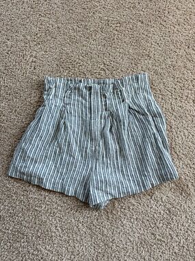 Altar’d State Blue & White Stripe Shorts size Medium
